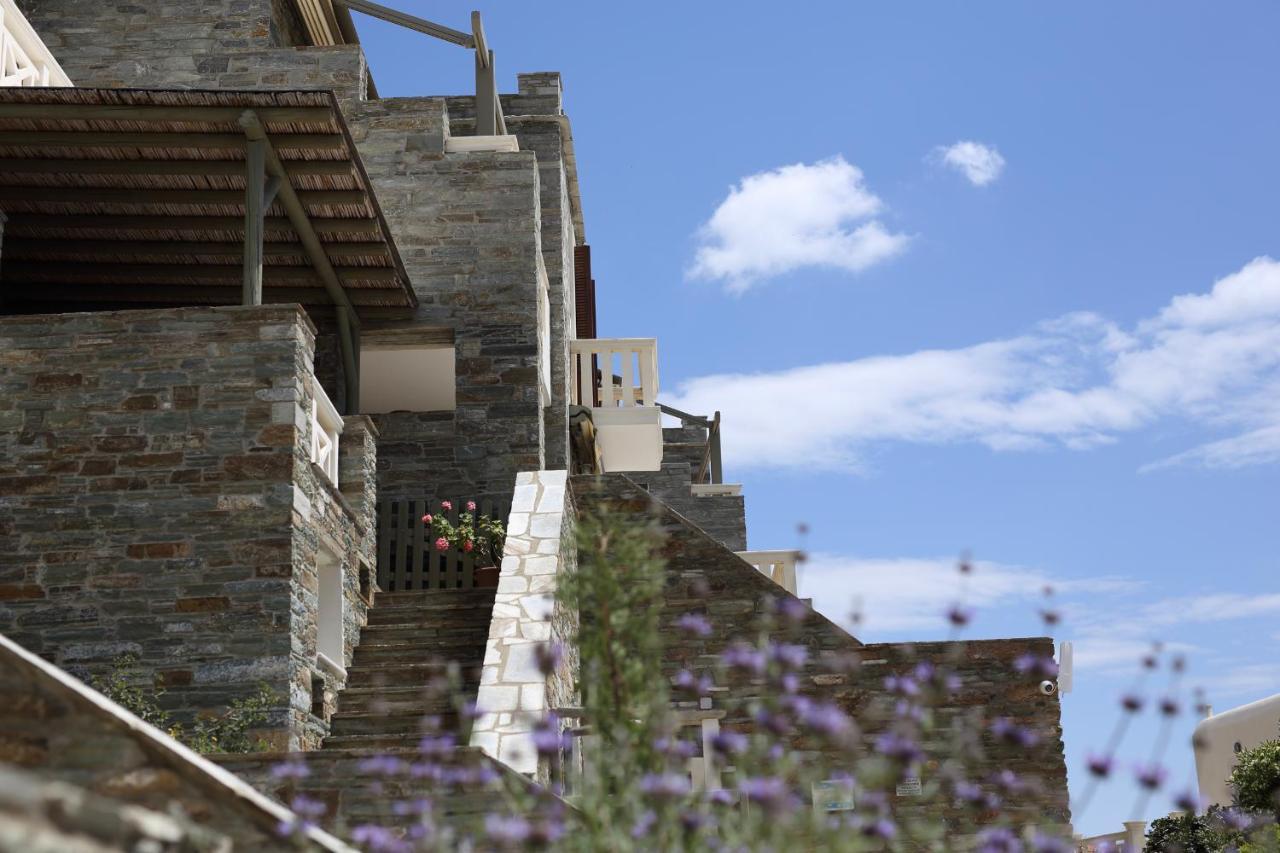 Aithra -Agios Petros Andros Villa กาวริยอน ภายนอก รูปภาพ