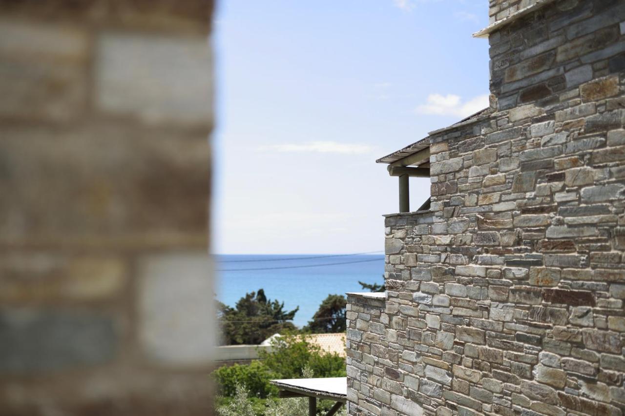 Aithra -Agios Petros Andros Villa กาวริยอน ภายนอก รูปภาพ