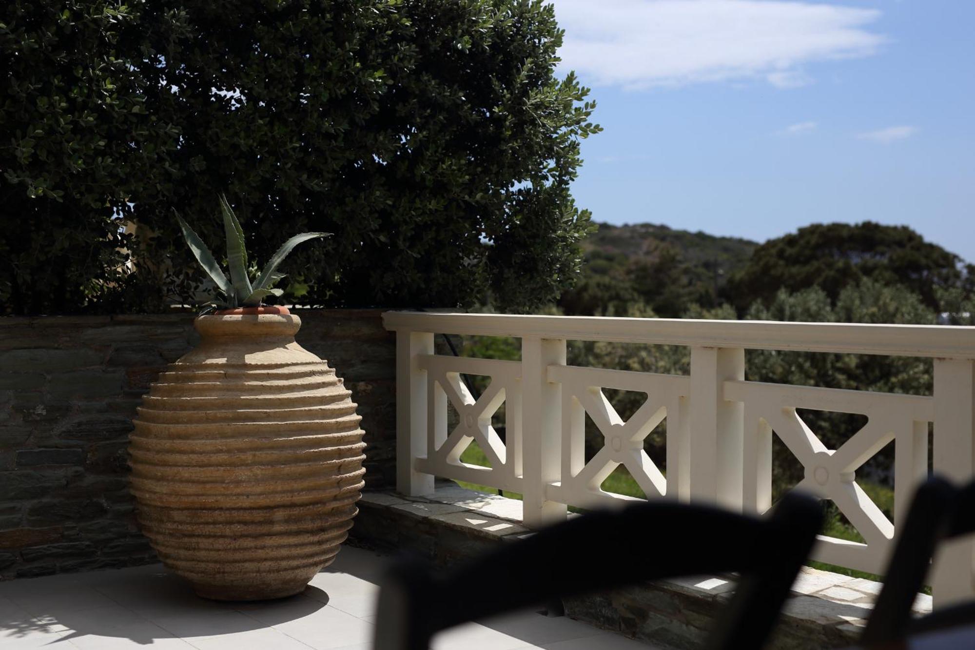 Aithra -Agios Petros Andros Villa กาวริยอน ภายนอก รูปภาพ