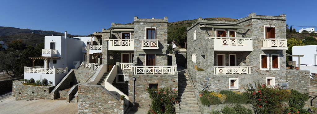 Aithra -Agios Petros Andros Villa กาวริยอน ภายนอก รูปภาพ